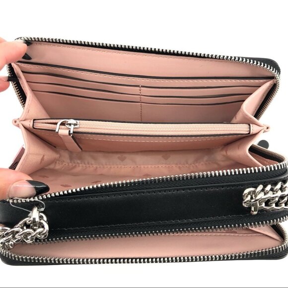 Kate Spade Black Leather Crossbody Wallet | New With Tags - Picture 4 of 7